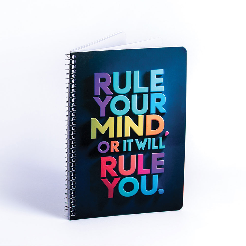 E600101-2 دفتر دوخط 60 برگ فنری - تصویر 1