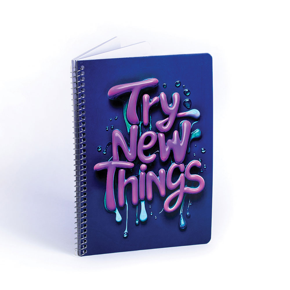 E600103-2 دفتر دوخط 60 برگ فنری - تصویر 1