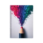 دفتر دوخط 60 برگ فنری - تصویر 2