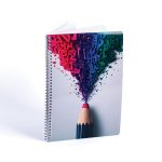 دفتر دوخط 60 برگ فنری