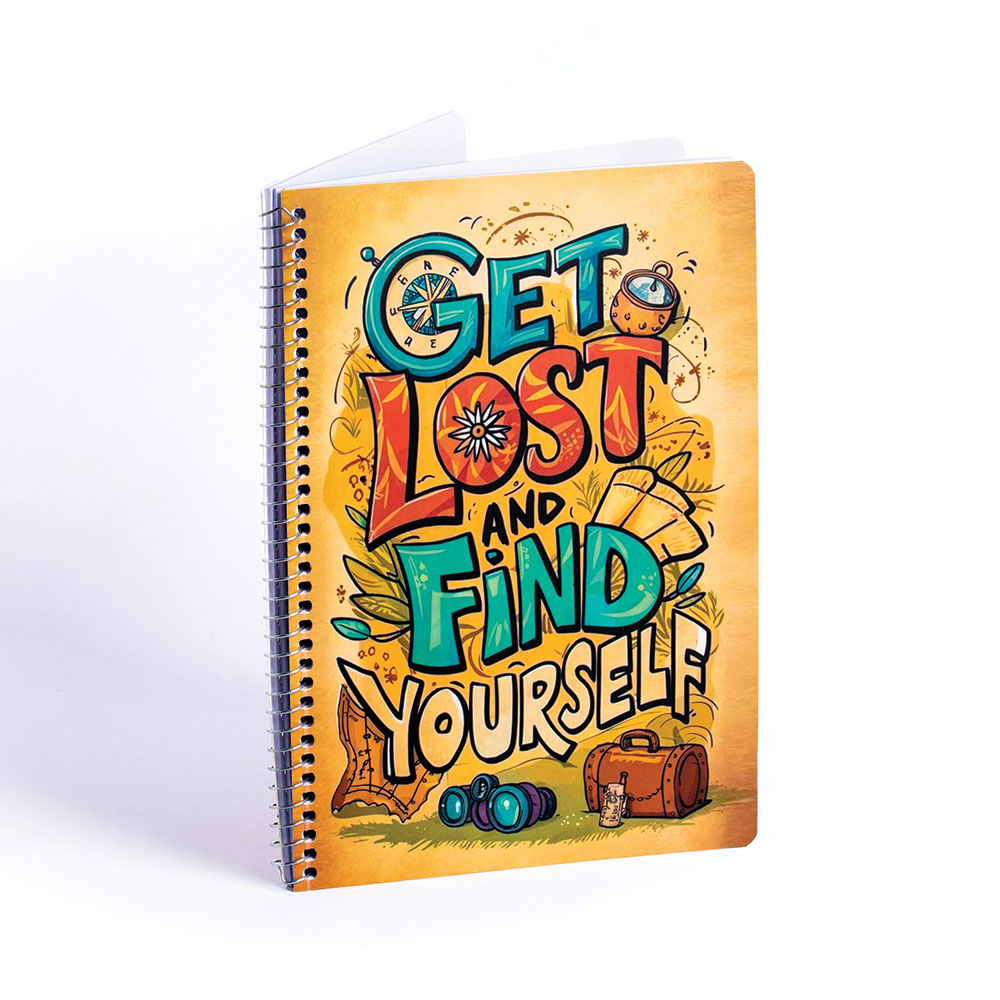 E600109-2 دفتر دوخط 60 برگ فنری - تصویر 1