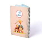 دفتر حاشیه دار60 برگ فنری