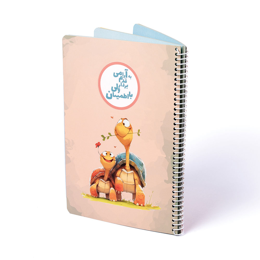 H600102-2 دفتر حاشیه دار60 برگ فنری - تصویر 1