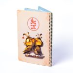 دفتر حاشیه دار60 برگ فنری