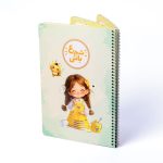 دفتر حاشیه دار60 برگ فنری