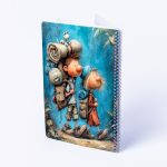 دفتر خطدار50 برگ فنری